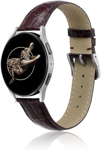 Alligator Leather Watch Band for Women Men Quick Release Bands Vintage Classic Wristbands Replacement Crocodile Strap for 18mm 19mm 20mm 21mm 22mm in Saudi Arabia