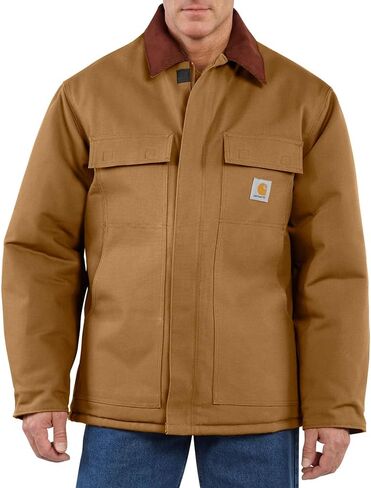 Carhartt Men's C003 Loose Fit Firm Duck Insulated Traditional Coat in Saudi Arabia