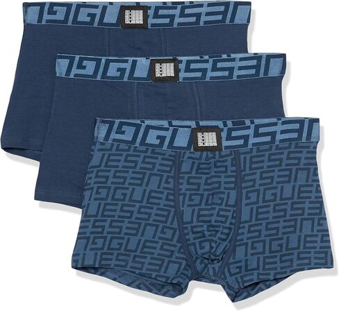 GUESS Men's Idol Boxer Trunk 3 Pack in Saudi Arabia
