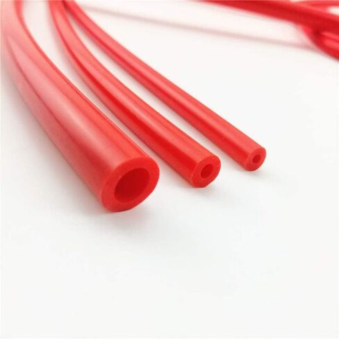 High Performance Silicone Vacuum Tubing Hose, ID 3mm (1/8 inch), OD 7mm (0.27" inch), 10 Feet per reel (3 Meter), 60 psi Maxium Pressure Red in Saudi Arabia