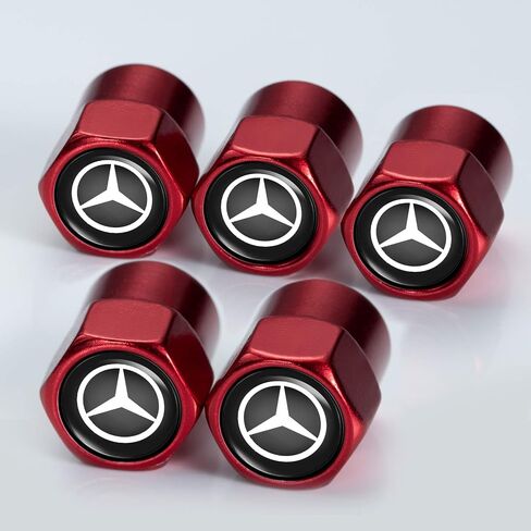 for BMW Car Valve Caps Tire Valve Bike Valve Replacement Air for M2 M3 M4 M5 M6 X3 X4 X5 X6 Z3 Z4 630i 640i 330I 335I Z4 530I 540I Series Accessories Stem Covers red 5PCS Accessory in Saudi Arabia