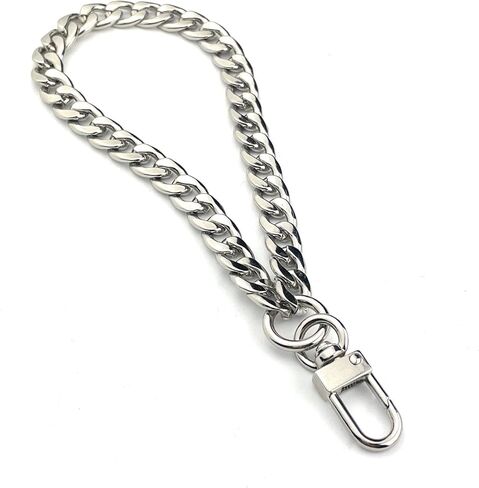 NextFashion Wrist Strap Wristlet Chain Curb (9mm) Curb Wristlet Chain for Handbag Chain Accessories [Gold] in Saudi Arabia