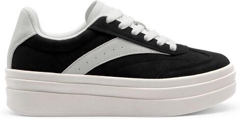 DREAM PAIRS Women's Platform Walking Sneakers Tennis Lace-Up Comfortable Casual Athletic Non-Slip Running Fashion Sneakers Shoes. in Saudi Arabia