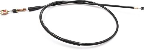 uxcell 123cm 48.4" Length Black Rubber Coated Motorcycle Motorbike Clutch Cable Wire Line Replacement for Suzuki GN125 in Saudi Arabia
