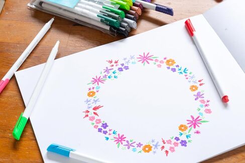 قلم خط رفيع من Art Alternatives، أخضر نيون - طرف 0.4 مم - أسطوانة مثلثة مريحة - الرسم والتلوين وتدوين اليوميات in Kuwait
