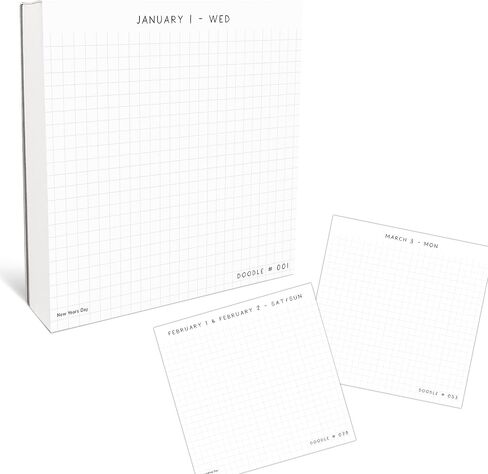 365 Daily Desk Calendar for 2025 by Graphique, Day to Day Calendar for Home or Office, Tear Off Pages in Saudi Arabia