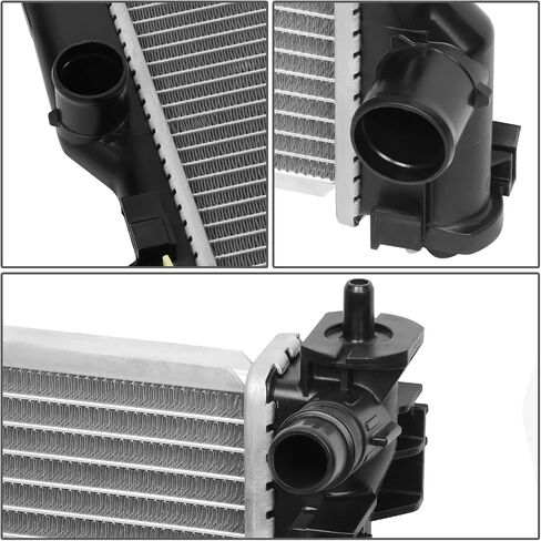 DNA Motoring OEM-RA-2321 OE Style Aluminum Cooling Radiator Replacement Compatible with 00-06 Tundra AT, 27-3/8" W X 22-5/8" H X 1-7/16" D, 1-1/2" Inlet, 1-1/2" Outlet in Saudi Arabia