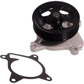 AW7174 Professional Water Pump Kit w/Gasket (For 2.5L L4) Compatible With 2014-2018 Ni-ssan Altima, 2016 Murano, 14-15 Pathfinder, 14 15 16 17 18 19 20 Rogue /2014-2017 In-finiti QX60