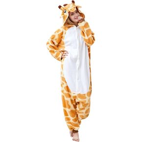 Adult Giraffe Onesie Cosplay Costume Halloween Outwear