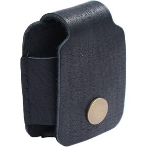 Handmade Genuine Leather Lighter Pouch Holder Case with Metal Belt Pocket Belt Loop Clip for Kerosene Oil lighter