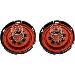 2 Pcs LR051835 PCV Valve Cover Membrane Crankcase Vent Valve Replacement for RANGE ROVER 5.0L V8 2010-2016 Replacement for LR4 5.0L V8 2010-2013 Replace LR010780