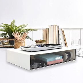 Desk Organizer, 3 Tier Stackable Desk Organizer with Drawers, Plastic Storage Drawers, Makeup Desktop Drawer Organizer, Desk Organizers and Storage, Desk Organization - 6 Drawers (White)
