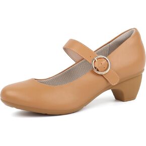 Women Mary Janes Pumps Bunion Chunky Shoes Dress Shoes