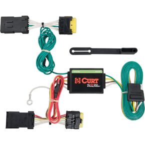 Curt Manufacturing 56185 Vehicle-Side Custom 4-Pin Trailer Wiring Harness,Fits Select Nissan Versa Sedan without LED Taillights ,Black