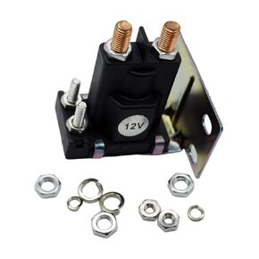 Starter Solenoid AM104036 Compatible with John Deere 108 111 116 116H 130 160 165 GX75 GX95 R72 R93 STX30 STX38 STX46 SX75 SRX75 4700 6100 6500 6600