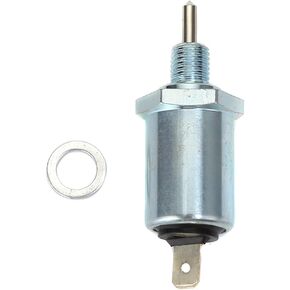 Carburetor Fuel Shut Off Solenoid M138477 Compatible with John Deere LT180 LX277 X475 X520 X700 Z840 GX325 6X4 Gator Replace Kawasaki 211882011 21188-2011