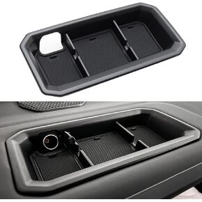 JDMCAR Dashboard Tray Compatible with 2022 2023 2024 2025 Toyota Tundra Accessories and 2023-2025 Toyota Sequoia Dash Panel Center Console Table Storage Organizer with Anti-Slip Backing Liner