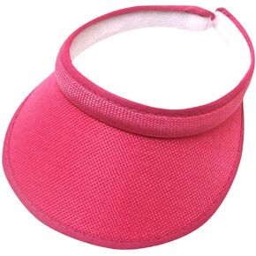 Womens Summer Golf No Headache Round Brim Hats Tennis Running Sport Sun Visor Top Level Cotton Twill Ball Adjustable Caps