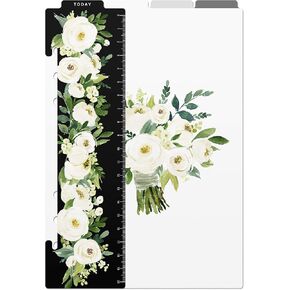 Rosa Blanca Today Marker Ruler and Dividers Set for Planner Personal Organizer, Compatible with HP Mini