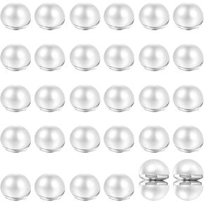 NEWITIN 30 Pieces Bridal Veil Weights Magnetic Diamonds Wedding Magnetic Veil Weights Hijab Magnets for Women Wedding