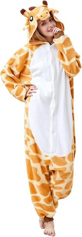 Adult Giraffe Onesie Cosplay Costume Halloween Outwear in Saudi Arabia