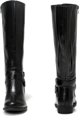 Luoika Women's Extra Wide Calf Knee High Boots, Wide Width Plus Size Knee-High Boots Low Heel Fashion Winter Boots. in Saudi Arabia