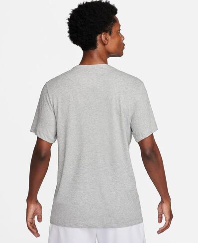 Nike - T-Shirts (Men's and Women's) (US, Alpha, Small, Regular, Regular, Men's - Nike - Grey/Violet (FJ2464-063)) in Saudi Arabia