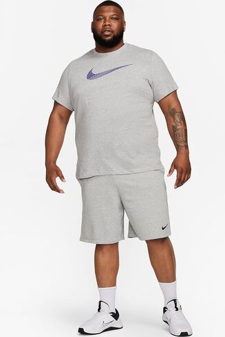 Nike - T-Shirts (Men's and Women's) (US, Alpha, Small, Regular, Regular, Men's - Nike - Grey/Violet (FJ2464-063)) in Saudi Arabia