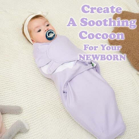 Preemie Swaddles 4-7 lbs - 3-Pack Premature Babies Swaddle Sleep Sack - Organic Cotton - Premature Infant Sleeping Sack - Easy Adjustable Baby Swaddle Blanket Wrap (Galaxy) in Kuwait