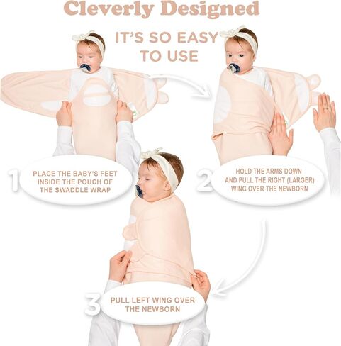 Preemie Swaddles 4-7 lbs - 3-Pack Premature Babies Swaddle Sleep Sack - Organic Cotton - Premature Infant Sleeping Sack - Easy Adjustable Baby Swaddle Blanket Wrap (Galaxy) in Kuwait