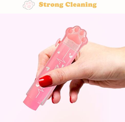 محايات مخالب القطط، 4 قطع ممحاة لطيفة بألوان قوس قزح قابلة للسحب للأطفال، ممحاة مطاطية قابلة للسحب للطلاب لكتابة ورسم محايات جمالية لمستلزمات القرطاسية المدرسية in Kuwait