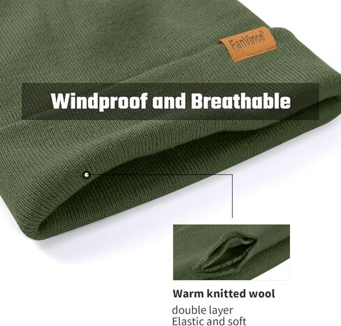 قفازات الشتاء من FanVince وقبعة يومية in Kuwait