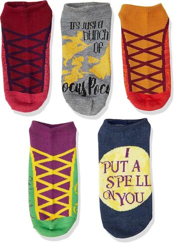 Disney Women's Hocus Pocus 5 Pack No Show Socks in Saudi Arabia
