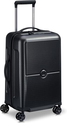 DELSEY Paris Turenne Hardside Luggage with Spinner Wheels, Black, 2-Piece Set with Soft Pocket (19/27) in Saudi Arabia