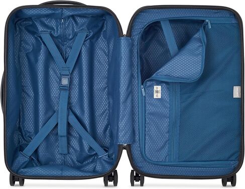DELSEY Paris Turenne Hardside Luggage with Spinner Wheels, Black, 2-Piece Set with Soft Pocket (19/27) in Saudi Arabia