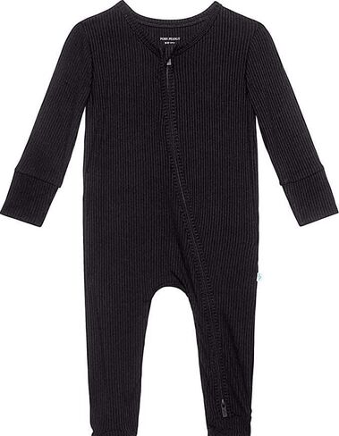 Posh Peanut Footless Baby Girl Pajamas - Viscose from Bamboo Ruffled Baby Sleepers with 2 Way Zipper for Easy Diaper Changes in Saudi Arabia