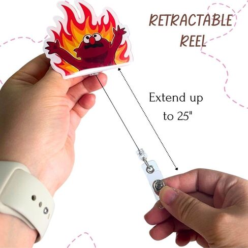 YJ PREMIUMS Llama Potion Shaker Badge Reel | Funny Cute Nurse Purple Alpaca Llama Extract Retractable Badge Holder Name Card ID Clip for Nurses Practitioner Medical Coworker Gifts Essentials in Kuwait