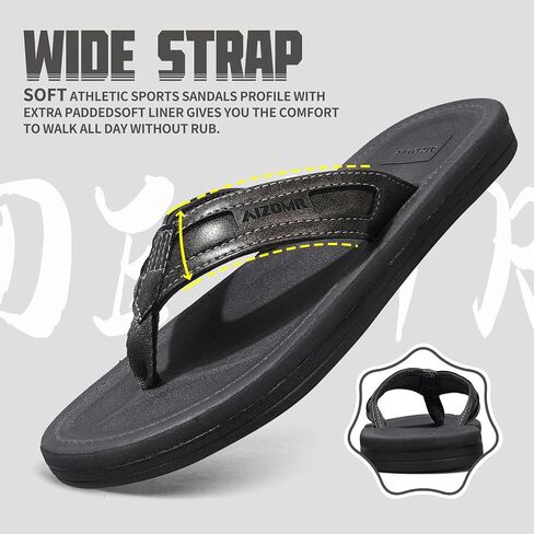 Men's Flip Flop Casual Comfortable Thong Sandals Summer Beach Lightweight Non-Slip Athletic Slide Sandals in Saudi Arabia