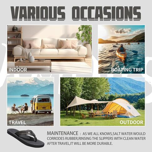 Men's Flip Flop Casual Comfortable Thong Sandals Summer Beach Lightweight Non-Slip Athletic Slide Sandals in Saudi Arabia
