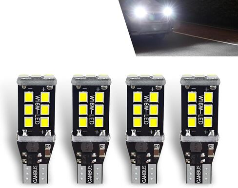 4 PCS T15/T20 LED Bulb, 2835 15-SMD Chipsets Super Bright Error Free Stop Light Reverse Lights, Waterproof Light Bulb Replacement, Universal for Car Back-Up Bulbs Brake Tail Lights (Red) in Saudi Arabia