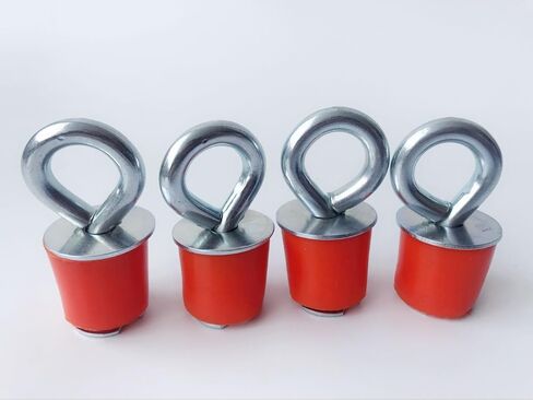 مرساة ربط ATV، 4 قطع مقاس 1 بوصة ATV UTV مرساة ربط مناسبة متوافقة مع Polaris Lock & Ride RZR (حتى 2020) 900 1000 Sportsman/ACE - غير مناسبة للحارس أو العام (برتقالي) in Kuwait