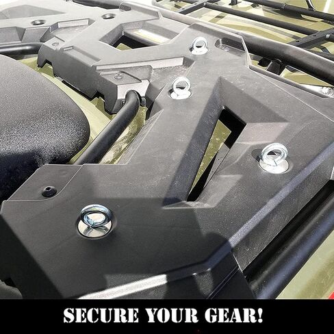 مرساة ربط ATV، 4 قطع مقاس 1 بوصة ATV UTV مرساة ربط مناسبة متوافقة مع Polaris Lock & Ride RZR (حتى 2020) 900 1000 Sportsman/ACE - غير مناسبة للحارس أو العام (برتقالي) in Kuwait