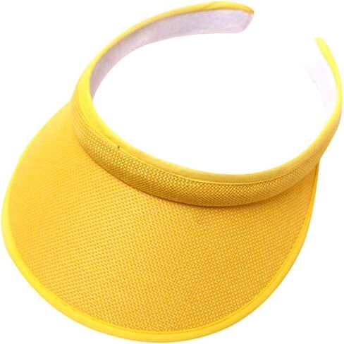 Womens Summer Golf No Headache Round Brim Hats Tennis Running Sport Sun Visor Top Level Cotton Twill Ball Adjustable Caps in Saudi Arabia