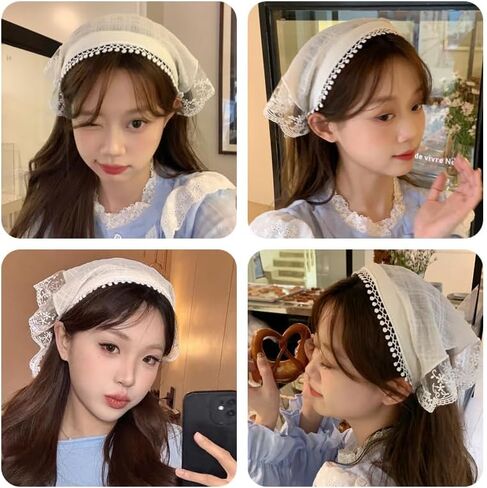 Womens Headband Cute Hair Accessories for Women Girls Fancy Party Accessories for Women Girls Head Scarf Headwrap in Kuwait
