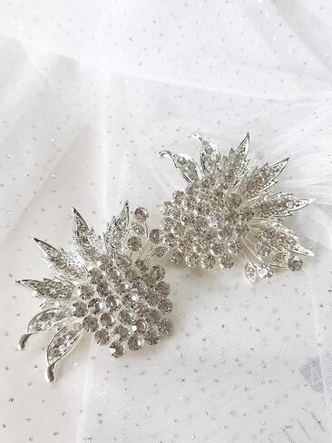 الكتف كيب الحجاب الحجاب الزفاف بريق الحجاب الزفاف تألق الحجاب طويل كاتدرائية طول M16 in Kuwait