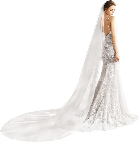 أمبر أديل طرحة زفاف طويلة من التول للعرائس in Kuwait