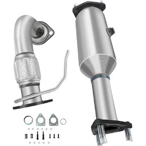 Catalytic Converter Compatible with Honda Accord 2003-2007 2.4L Rear,Replace 16299,52349-2PCS(EPA Compliant high flow catalytic converter)