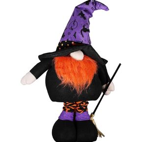 ديكورات جنوم الهالوين مقاس 55.88 سم ديكورات قطيفة ساحرة قابلة للتمديد للهالوين، ديكورات تومتي السويدية جنوم الهالوين للمنزل قزم ديكور دمية زخارف قابلة للجمع جنوم in Kuwait