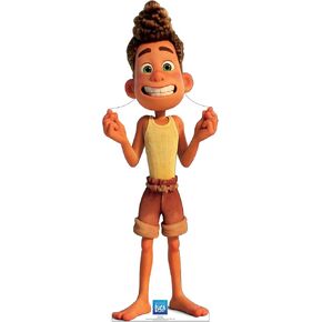 Cardboard People Luca, Alberto and Giulia Life Size Cardboard Cutout Standup - Disney Pixar Luca (2021 Film)