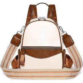 Mini Backpack for Women Leather Small Backpacks Purse, Ladies Designer Daypack, Shoulder Backpack Convertible Handbags Black